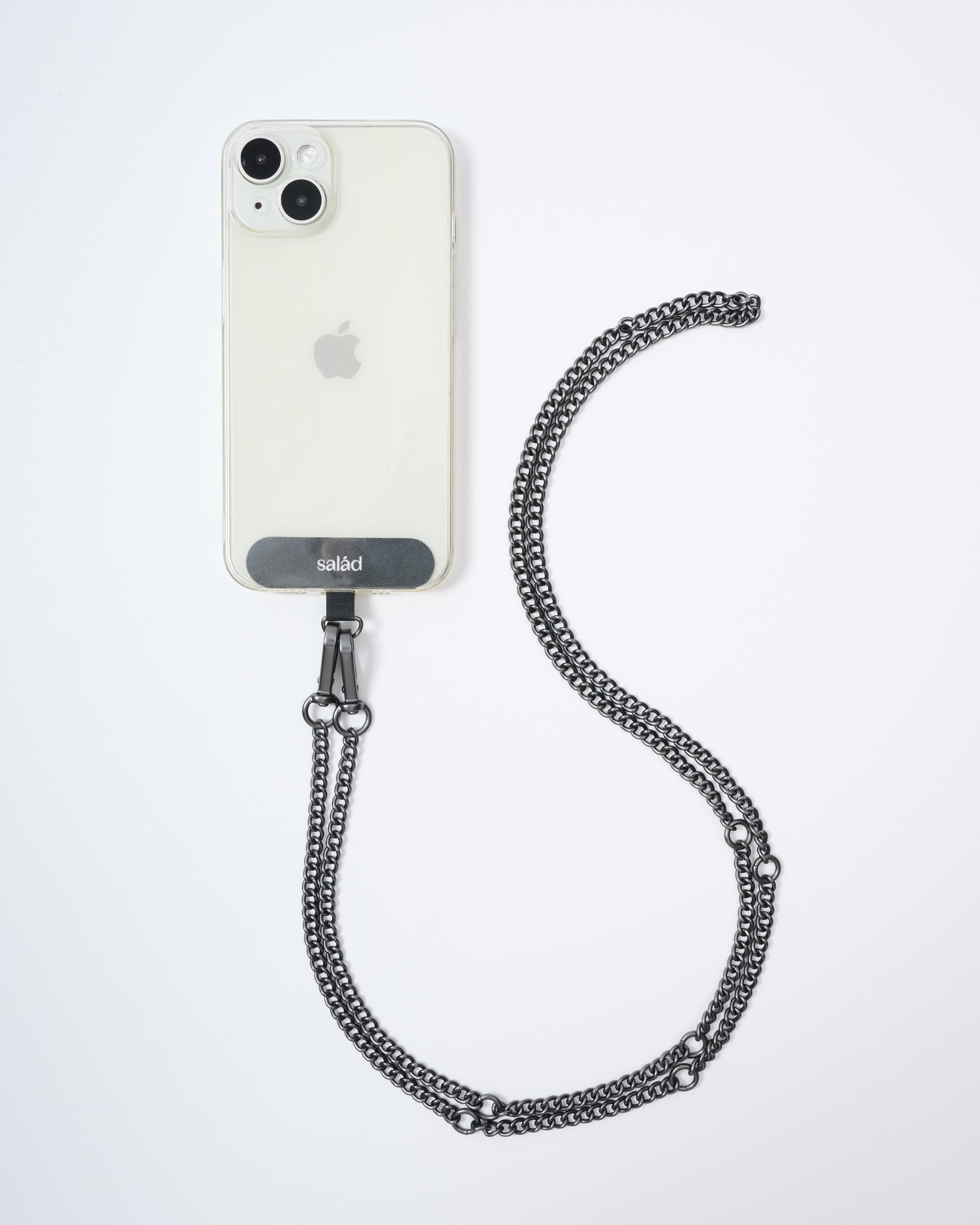 Salad Porous Chain Alloy Phone Charm Set