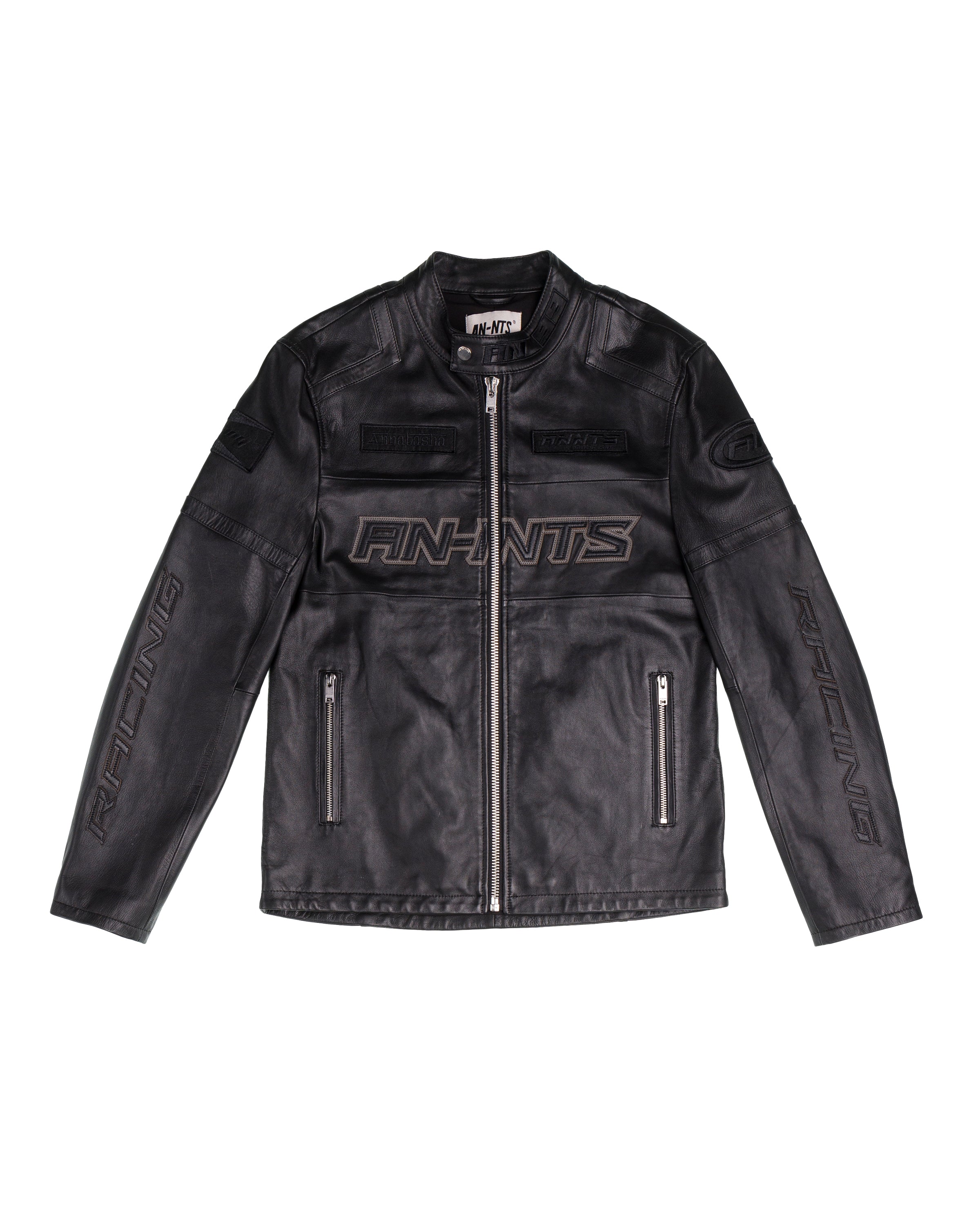 AN-NATASHA Zip Leather Jacket #AN23F-002