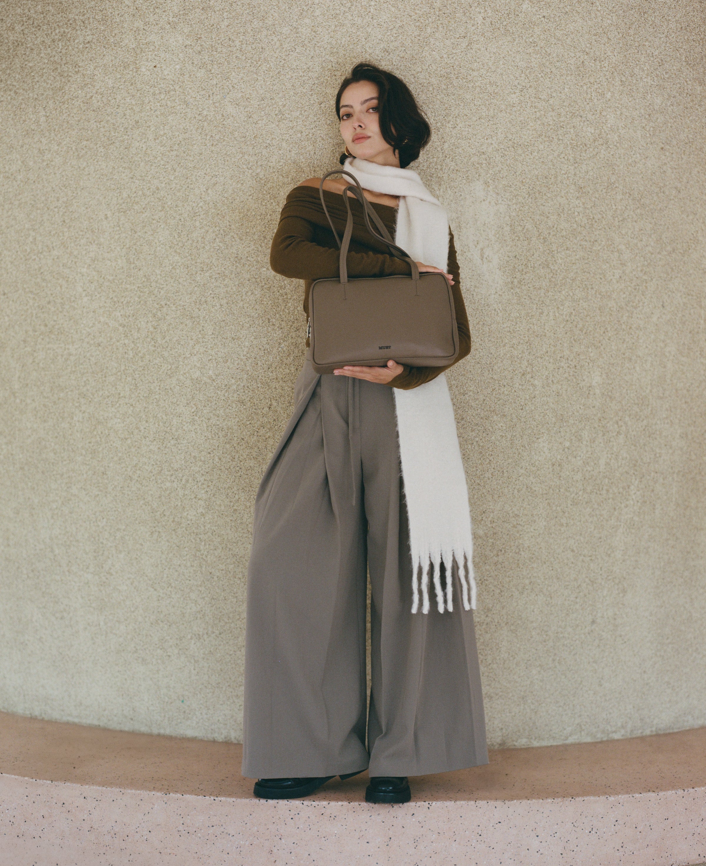 MUET. Baguette Shoulder Bag