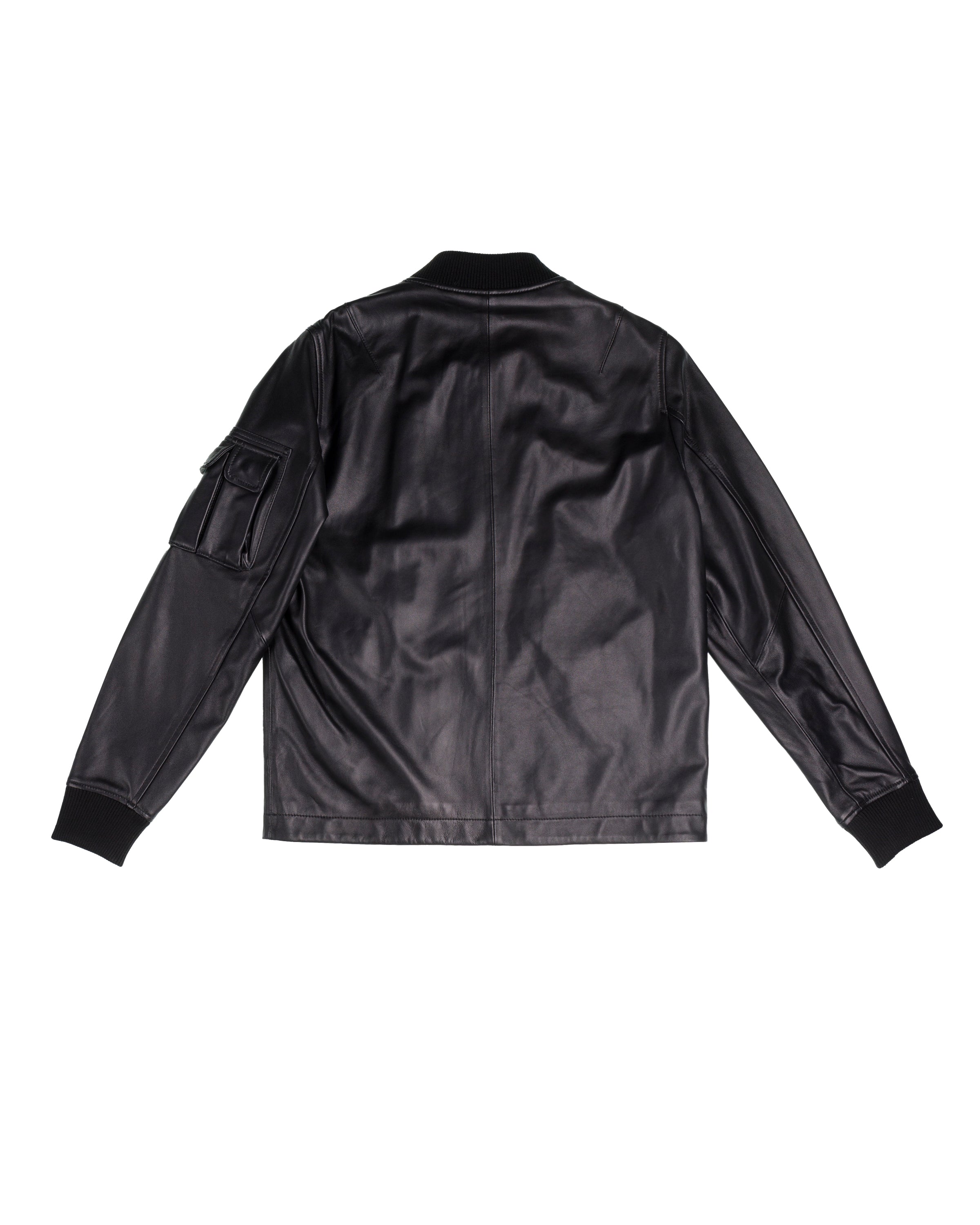 TOUGH JEANSMITH ZIP-UP LEATHER JACKET