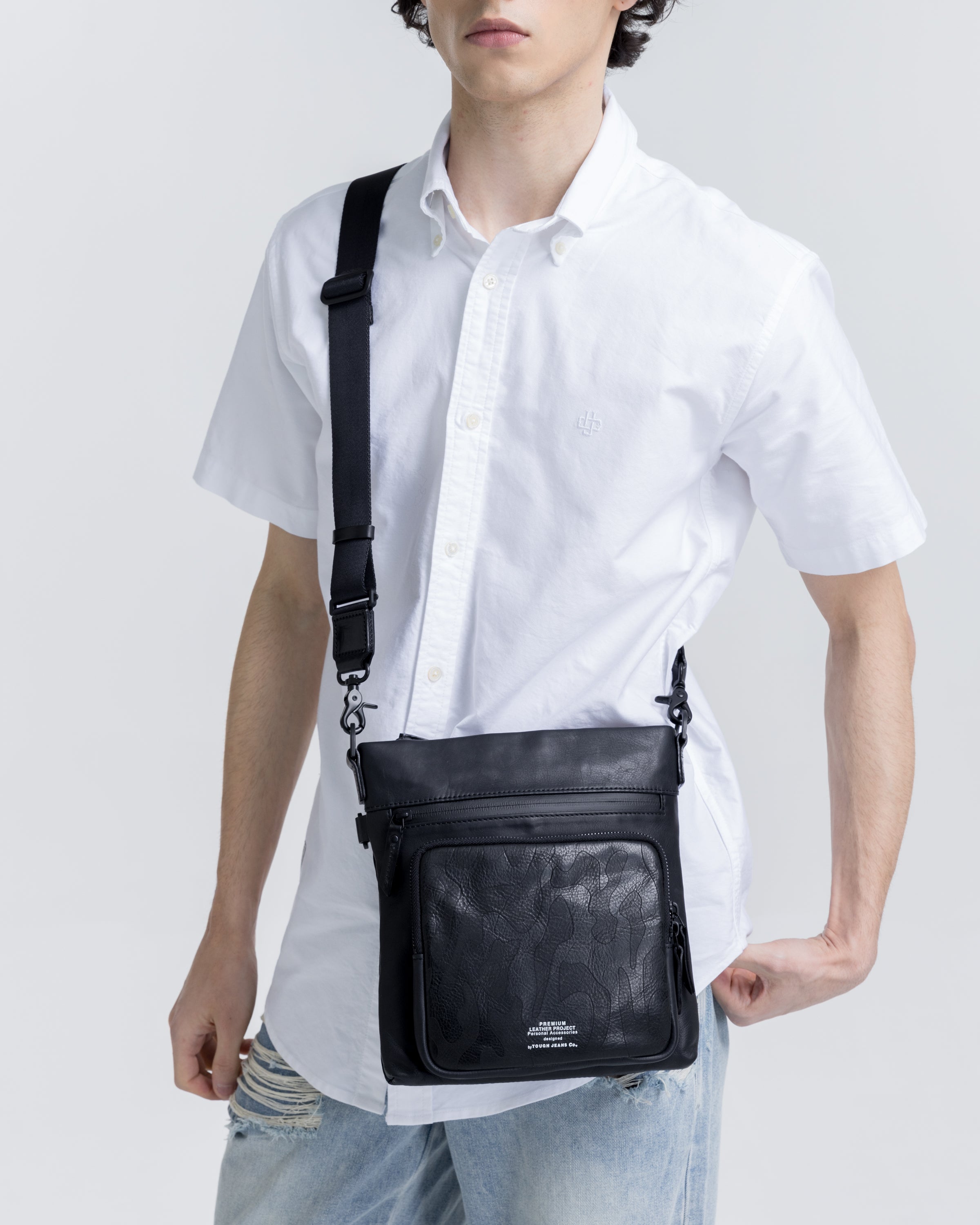 TOUGH JEANSMITH Laser Crossbody Bag