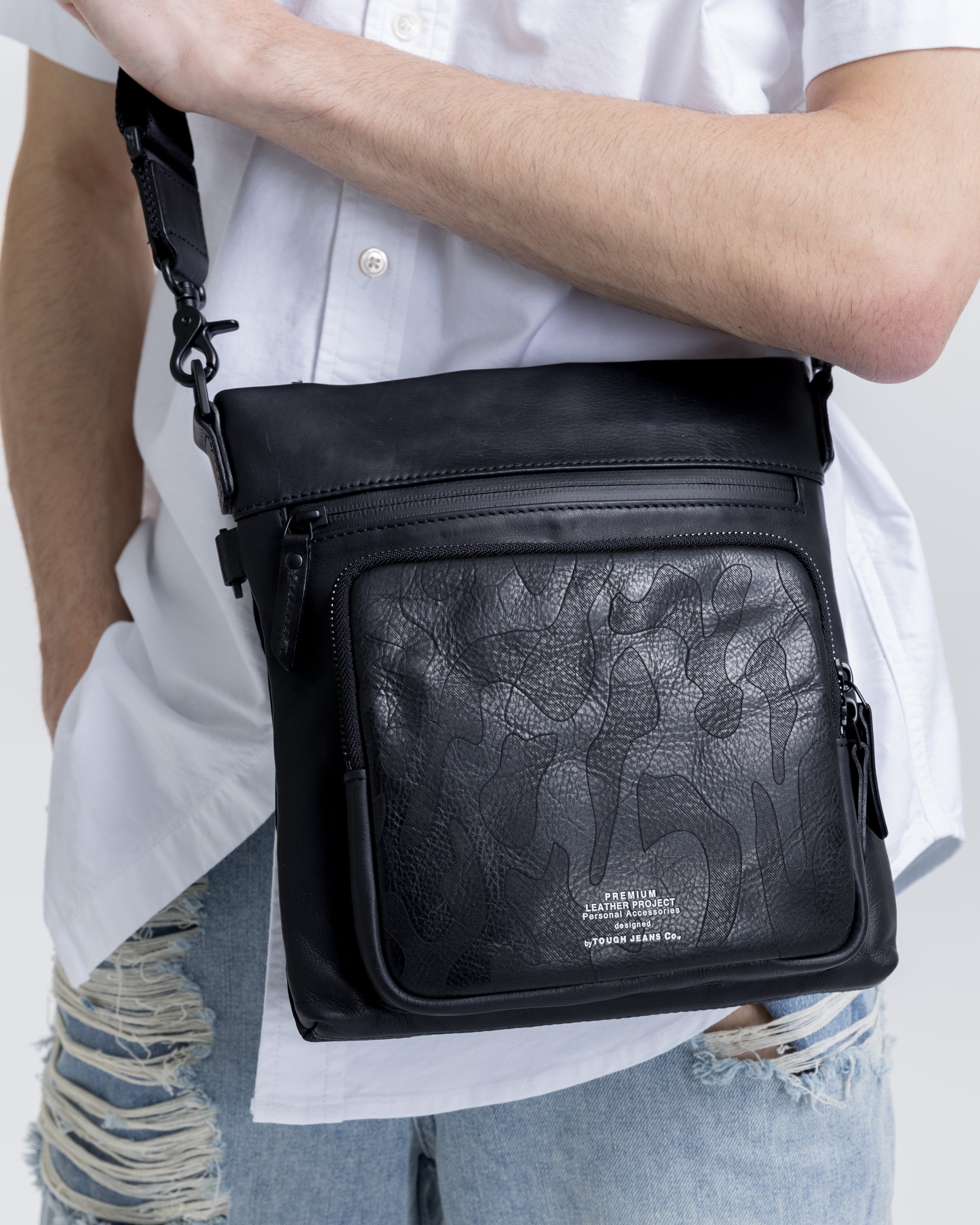 TOUGH JEANSMITH Laser Crossbody Bag