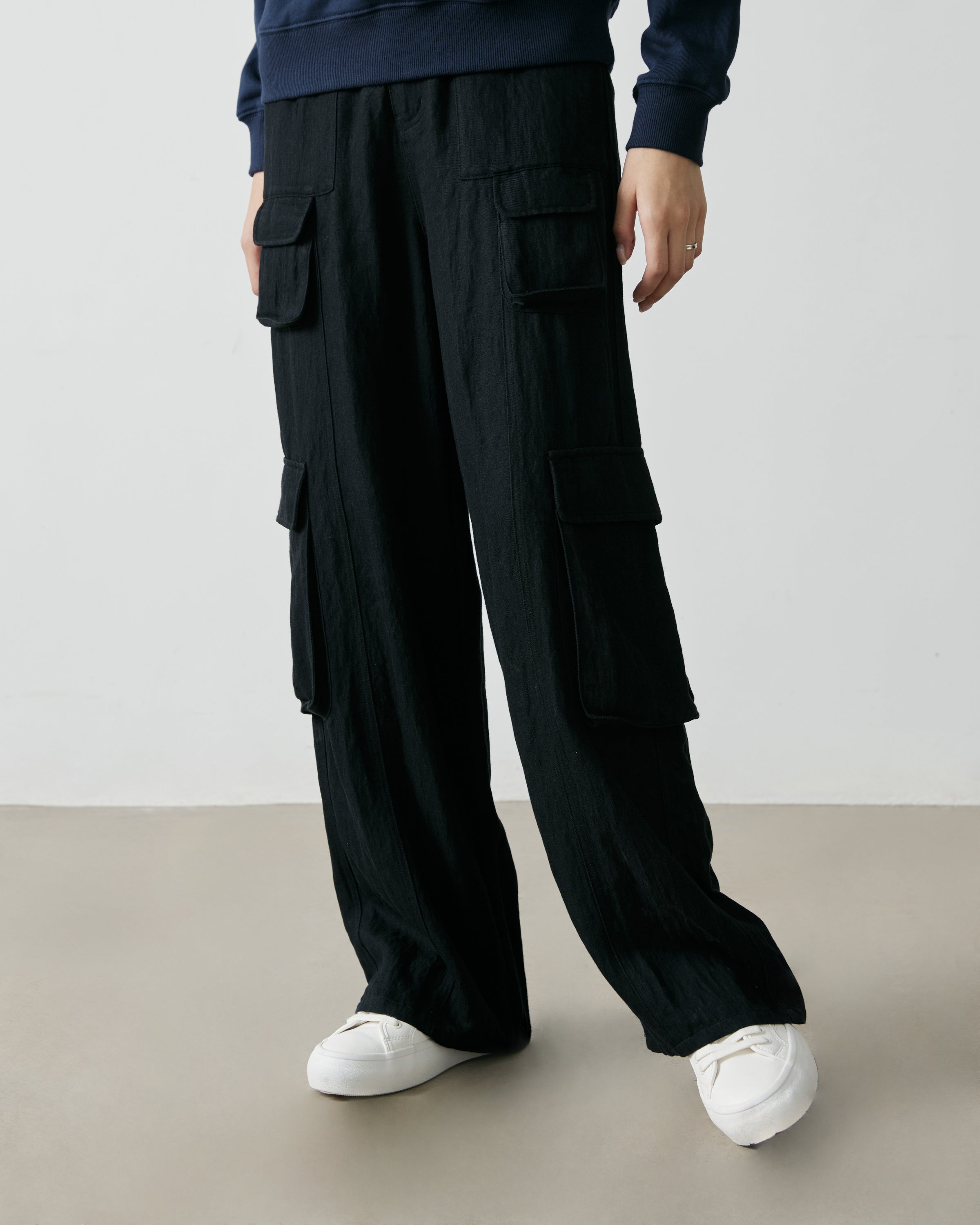 Salad multi-pocket casual trousers #S23-115