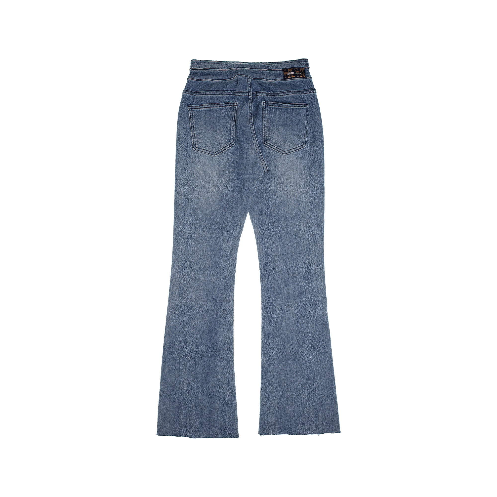 Salad amphibious patch pocket jeans #S22F-115