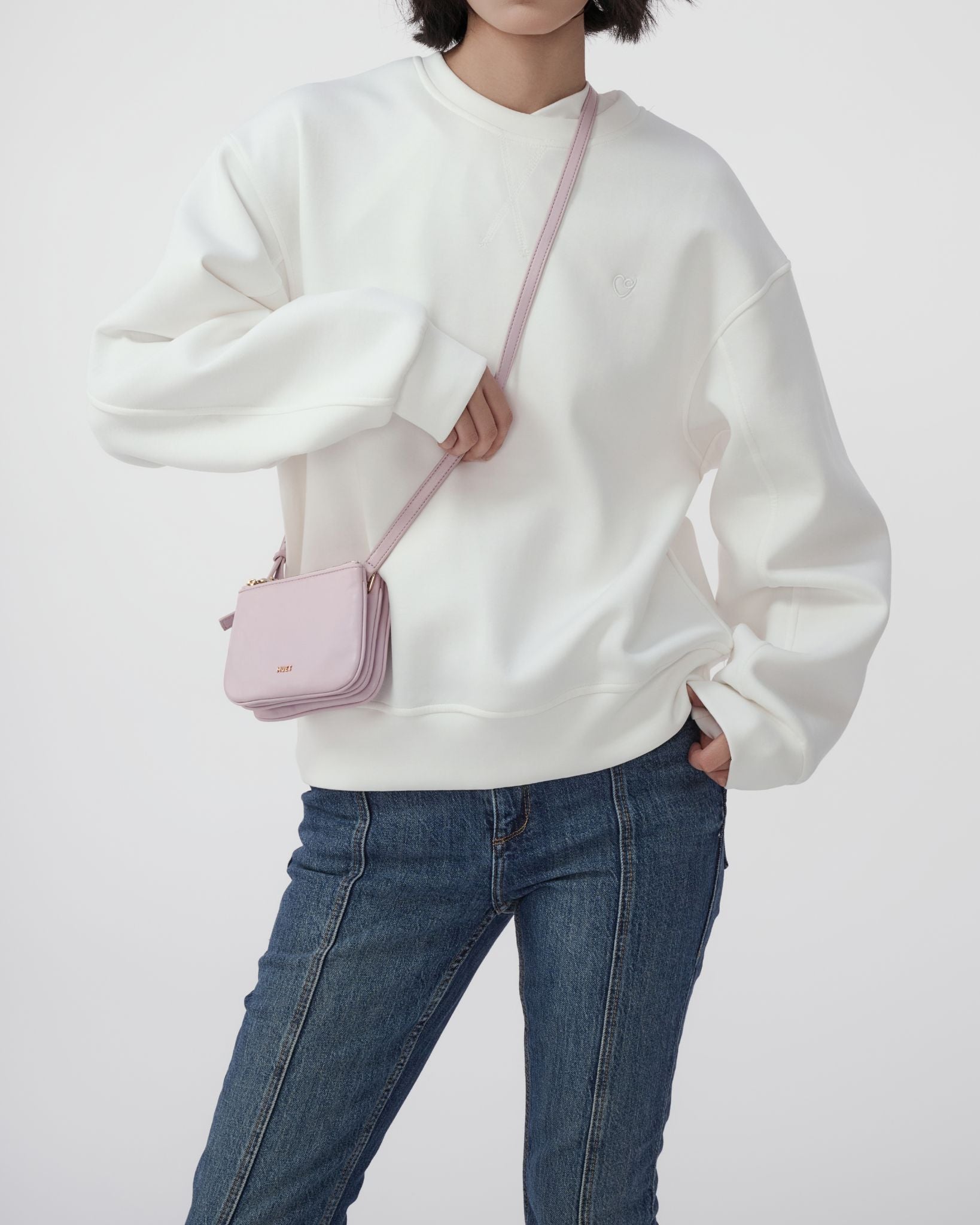 MUET Milky Pastel Mini Crossbody Bag