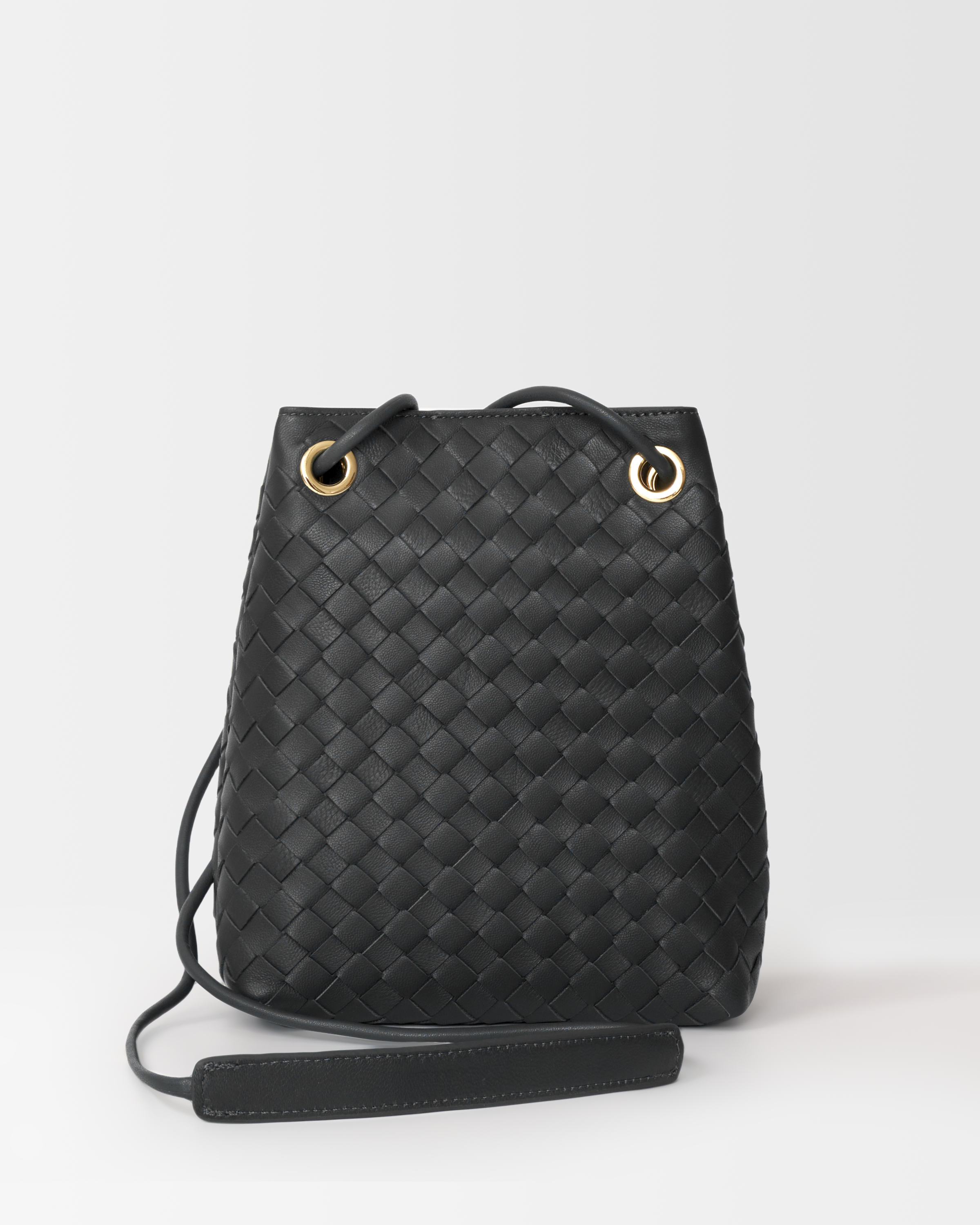 MUET Diamond Woven Crossbody Bag