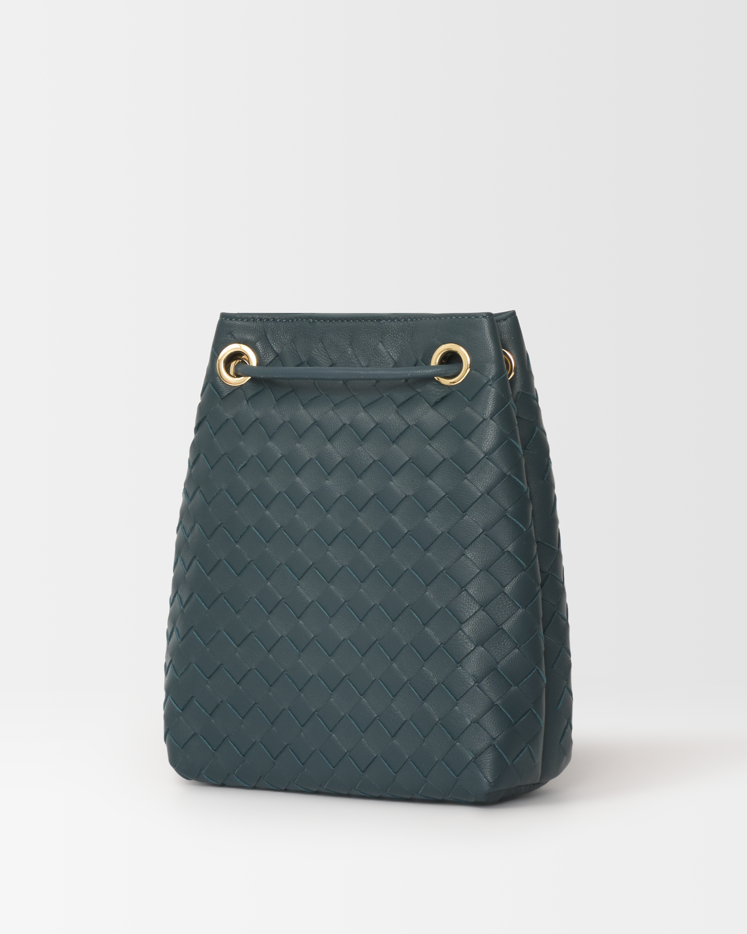 MUET Diamond Woven Crossbody Bag