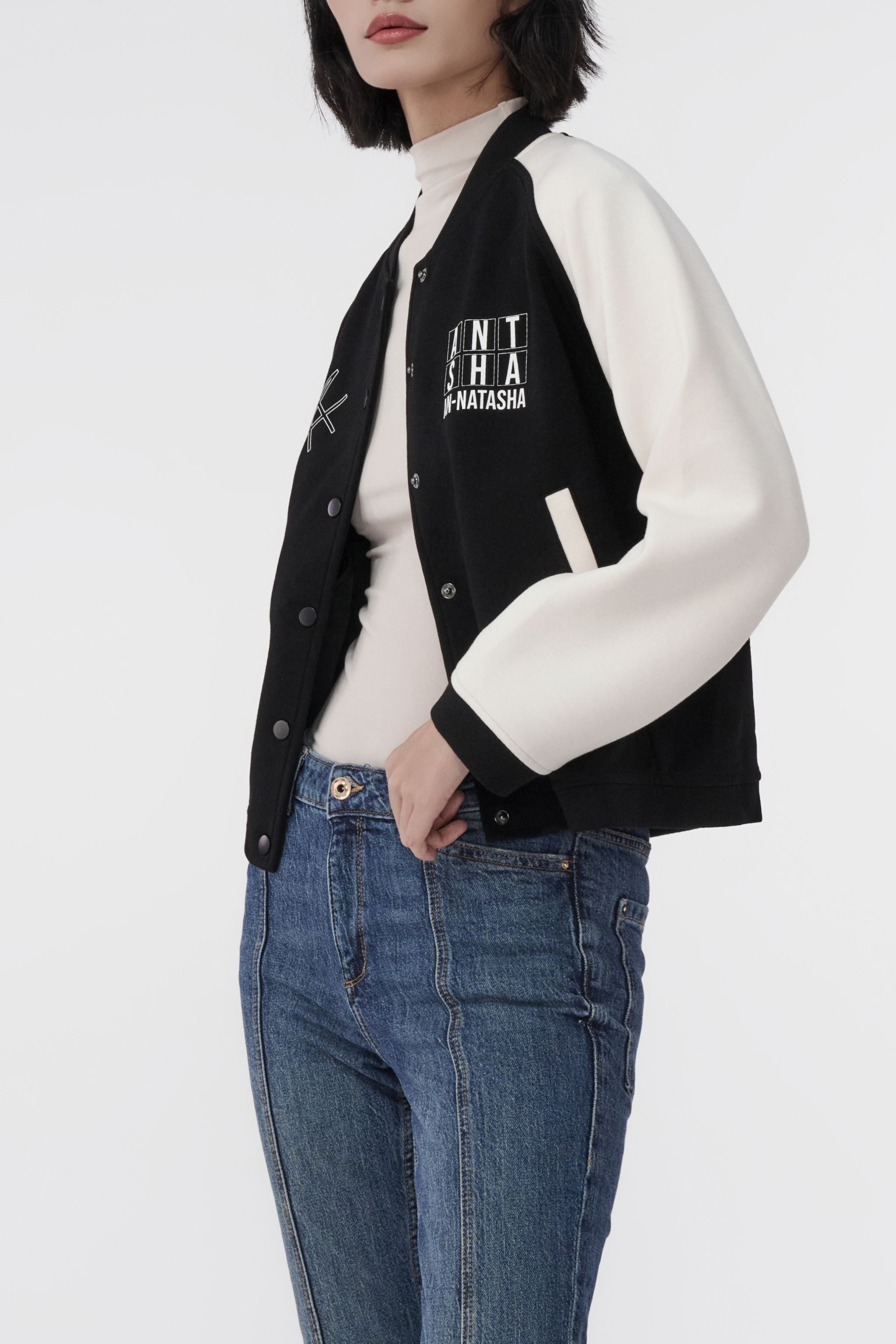 AN-NATASHA 空氣布棒球褸