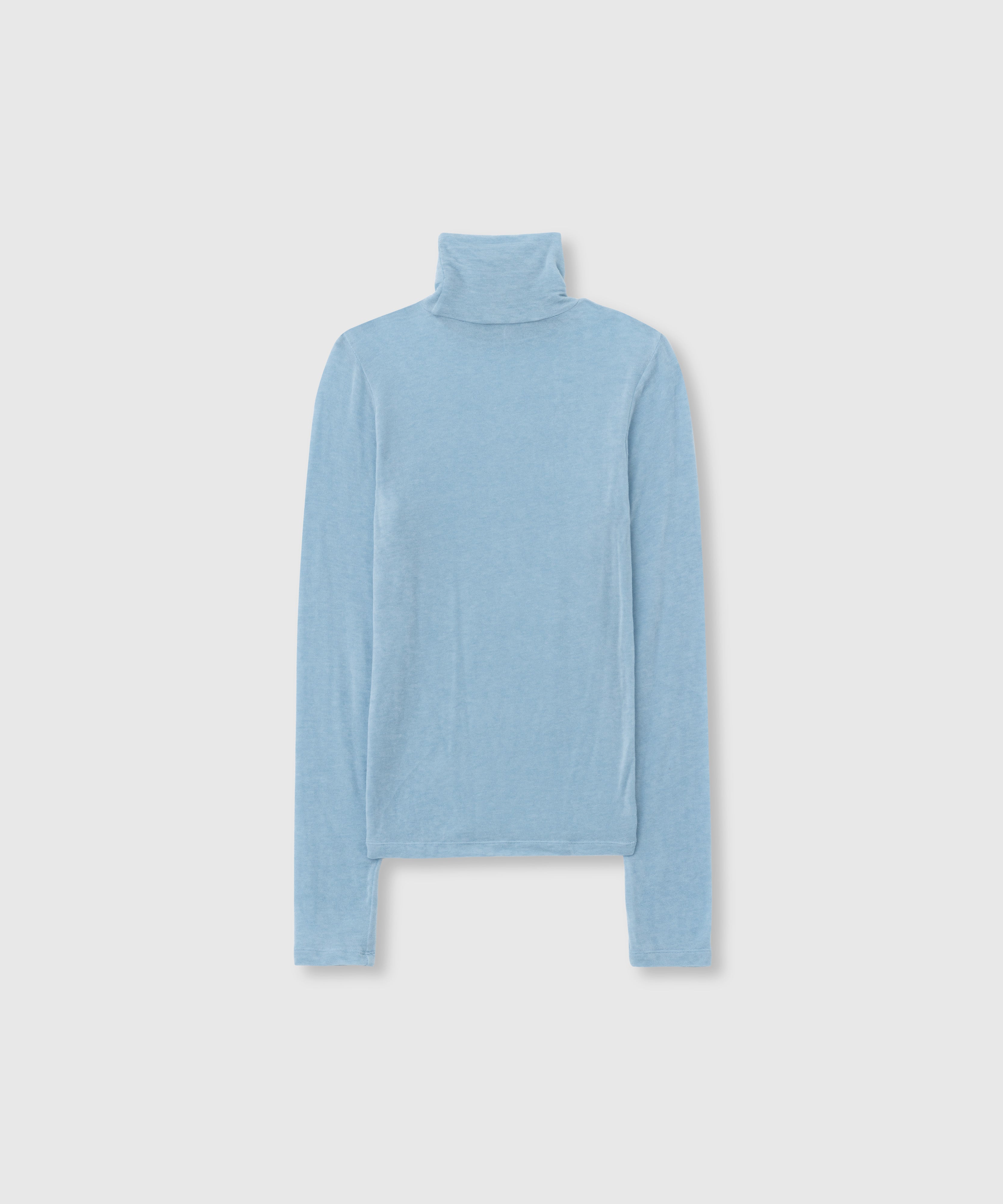 NIEEH WOOL HIGH TURTLE NECK TEE