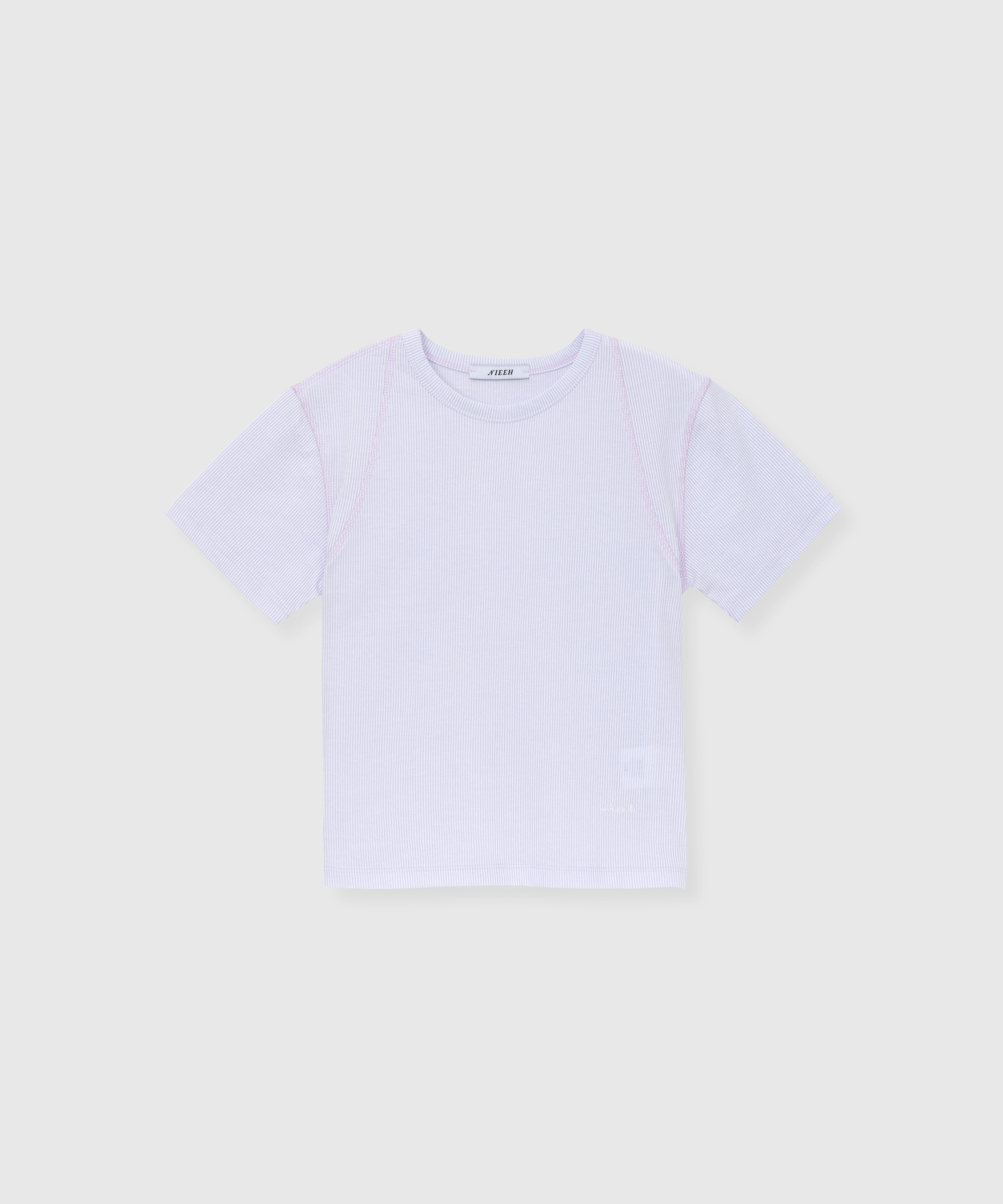 NIEEH mix ribbed t-shirt #BDJ33032