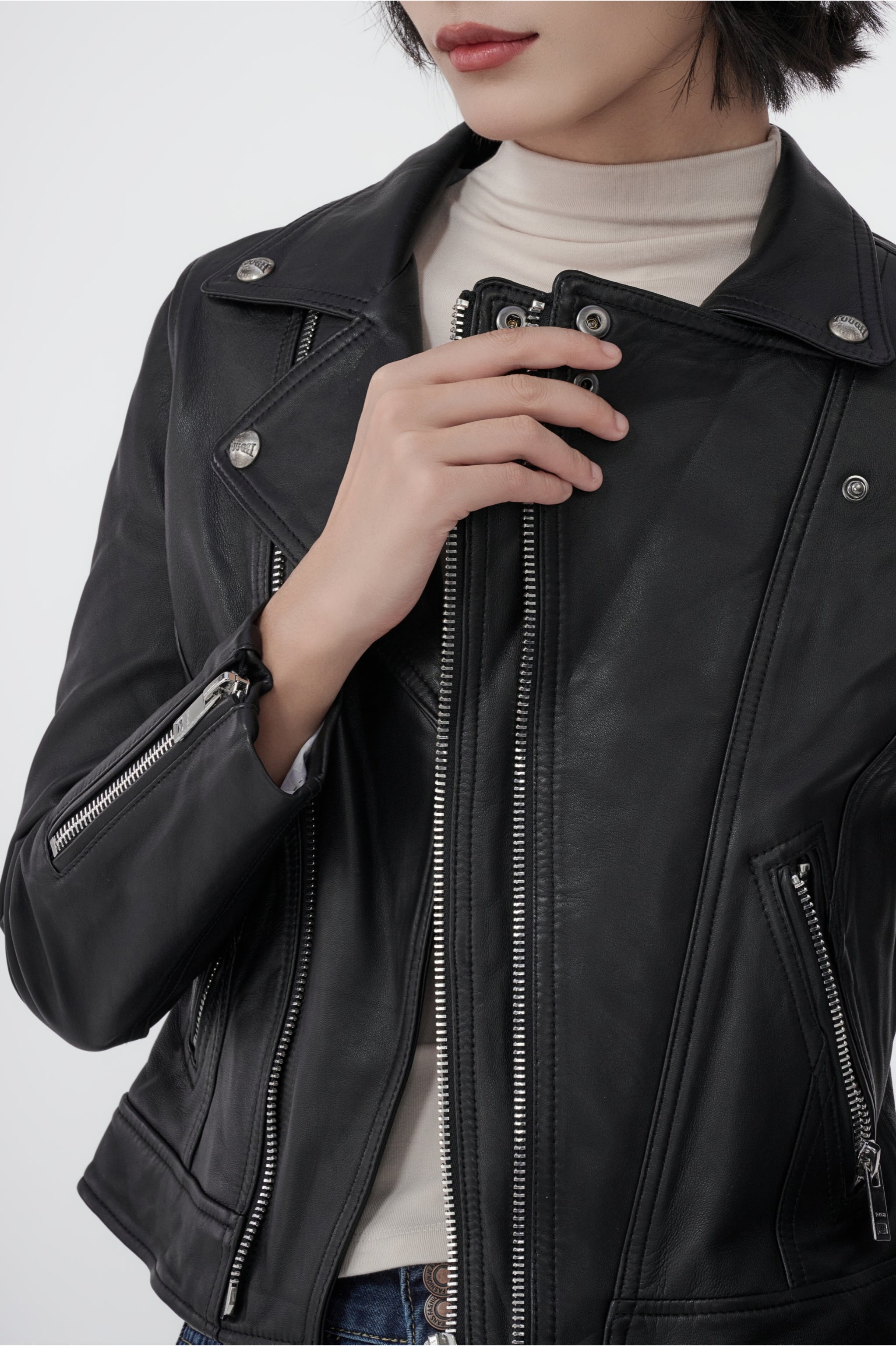 TOUGH JEANSMITH 反領BIKER