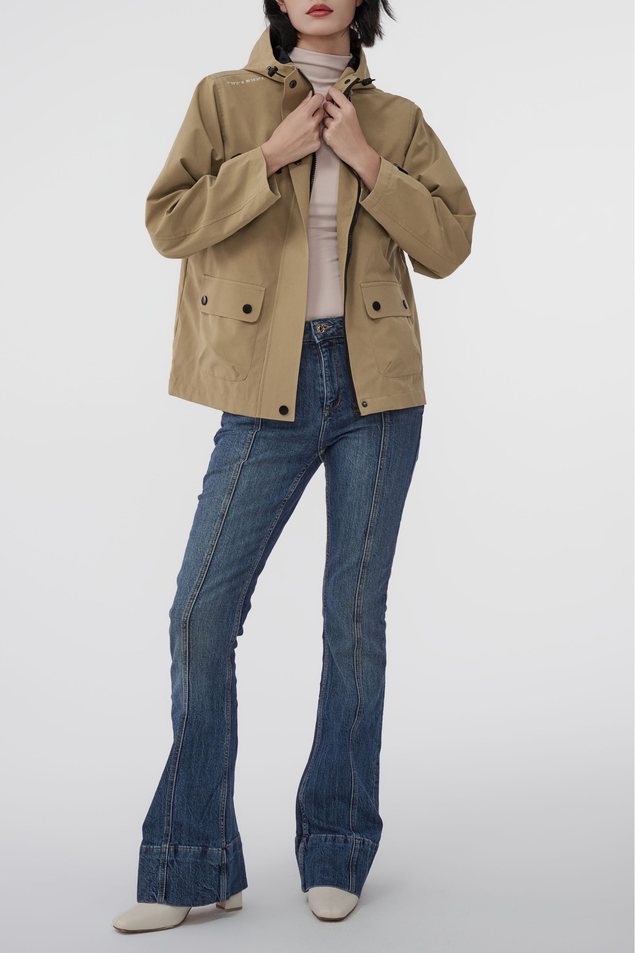 TOUGH JEANSMITH 工裝袋有帽風衣