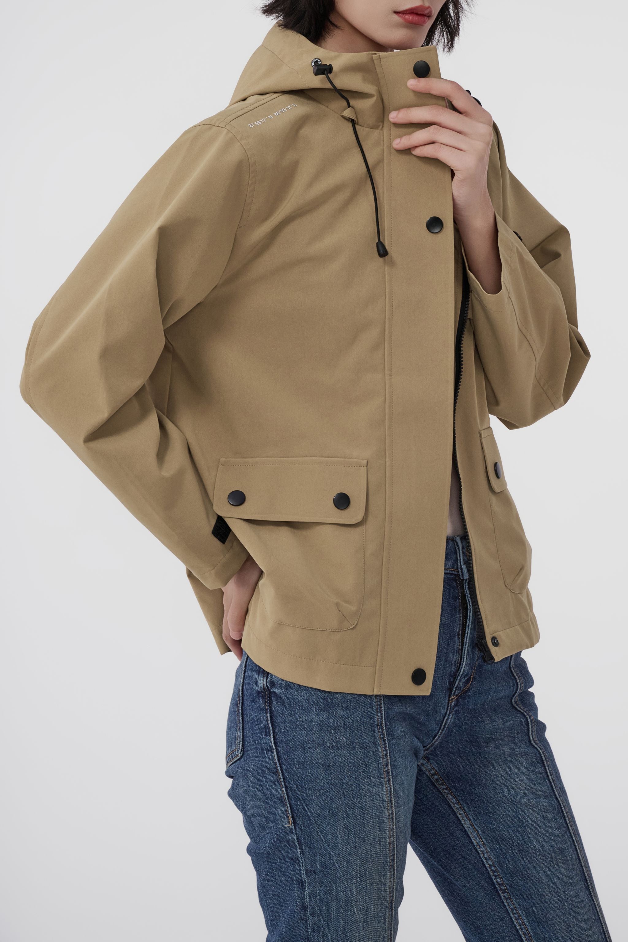 TOUGH JEANSMITH 工裝袋有帽風衣